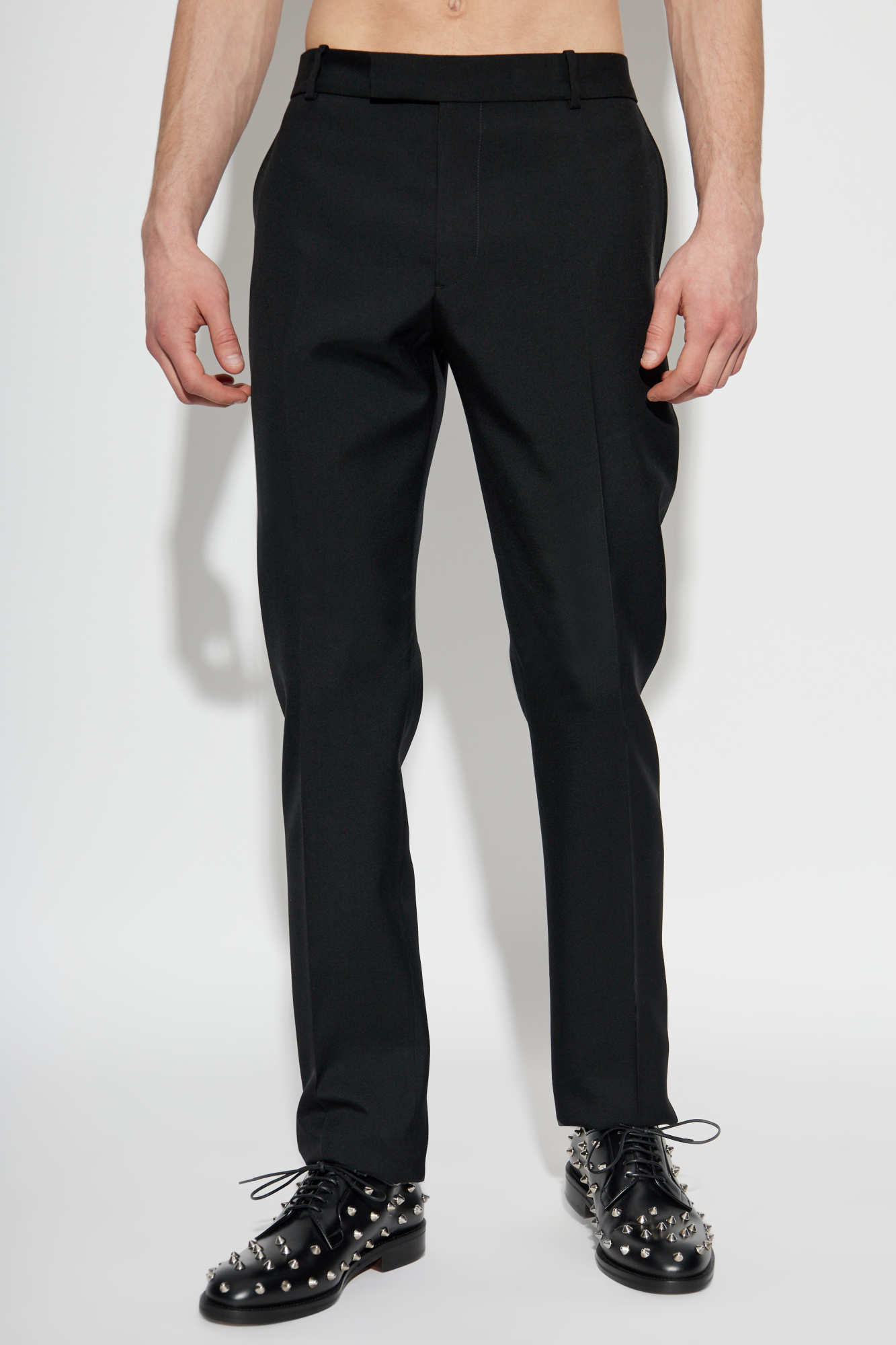 Alexander McQueen Pleated Pants | Men's Clothing | Vitkac
